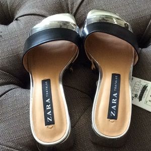ZARA NWT SLIDE ON SANDAL